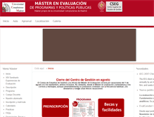 Tablet Screenshot of magisterevaluacion.es